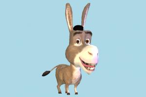 Donkey donkey, ass, animal, animals, cartoon