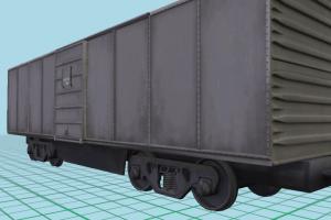 Train Coach Box train, boxcar, coach, wagon, railway, railroad, rail, carriage, truck, vehicle