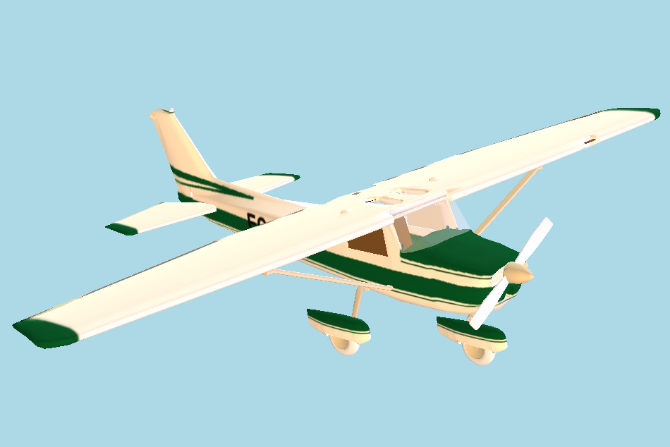 359 Cessna Aircraft 3d model