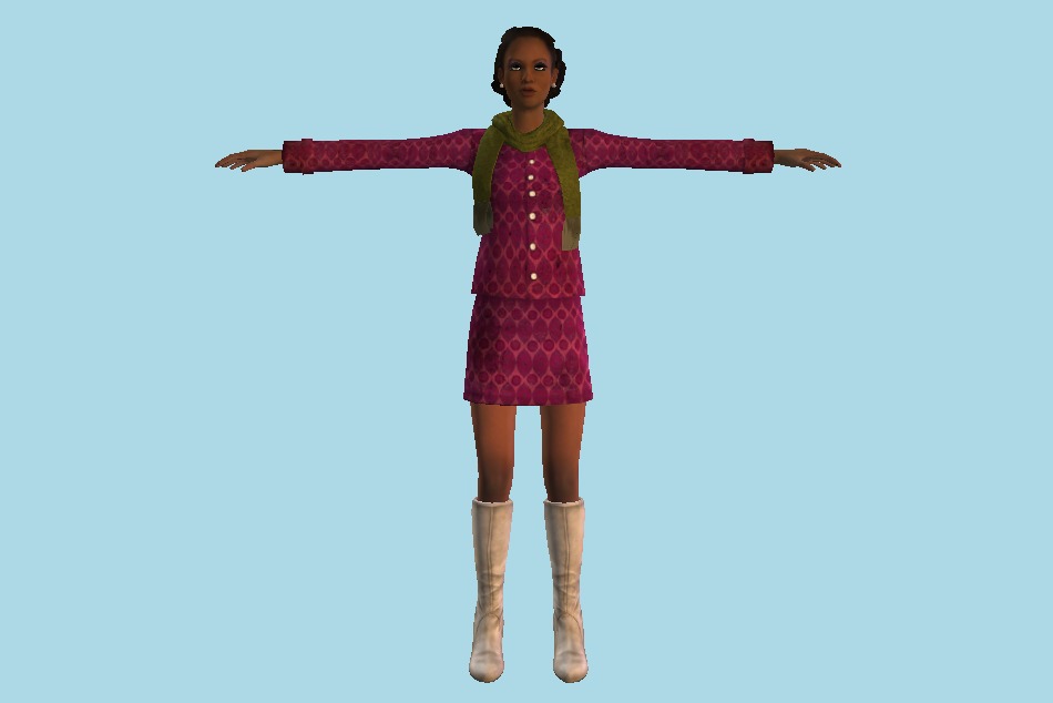 Doctor Who: The Adventure Games Sylvia Girl 3d model