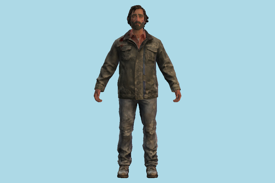 The Last Of Us - TLOU David Man 3d model
