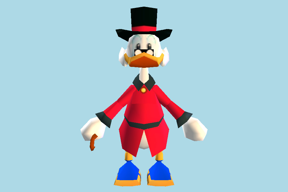 Disney Uncle Scrooge McDuck (N64) 3d model
