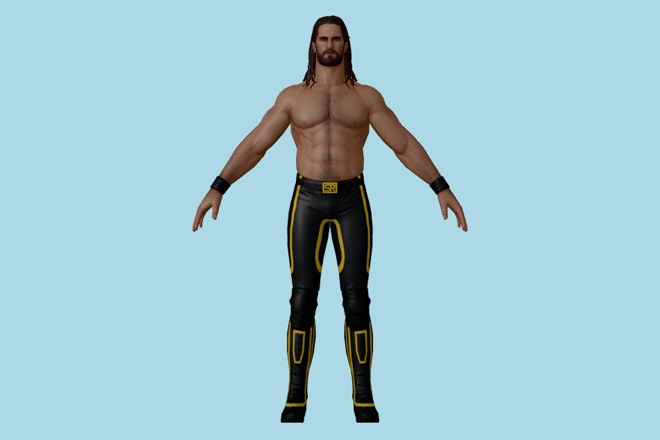 King of Fighters: All Star WWF Seth Rollins 3d model