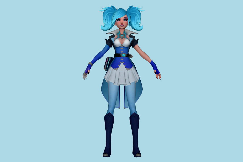 Paladins Evie 3d model