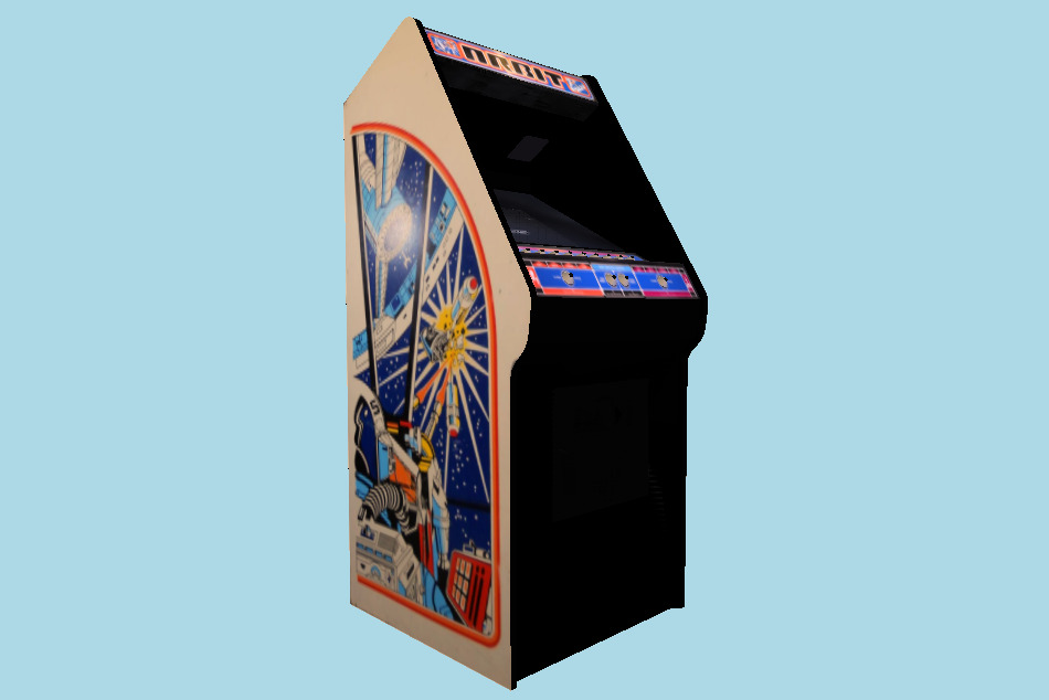Orbit Upright Arcade Machine 3d model