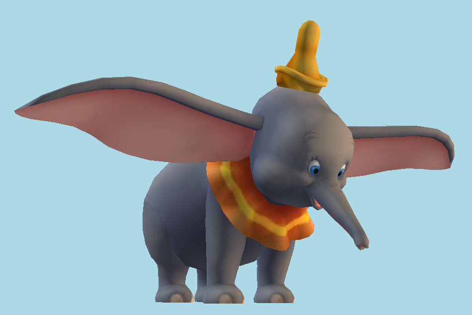 Kingdom Hearts Dumbo Elephant 3d model