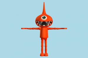 Chibi-Robo Invader chibi-robo, hero, monster, eye, character, cartoon