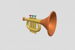 Trumpet Toy drum, music, violin, instrument, toy, guitar, musical, string, sports, horn, trumpet, orchestra, lego, brand, gong, melody, flute, cello, tuba, perform, cartoon