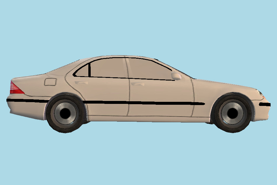 Natla Car 3d model