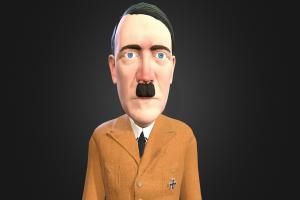 Hitler caricature caricature, politician, hitler, unityassetstore, politicalcartoon, character, unity3d, gameart, gameasset