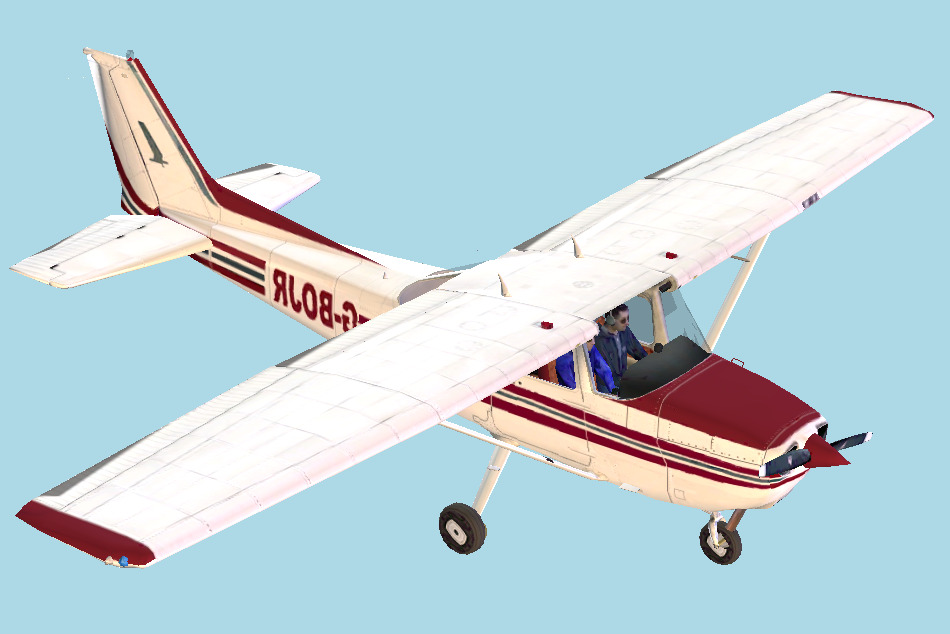Cessna 172 3d model