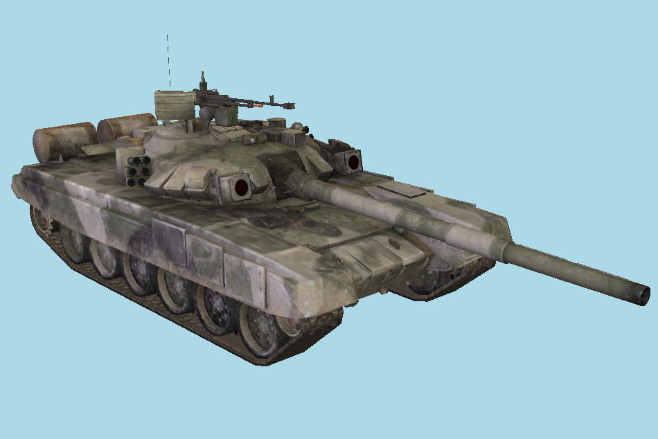T-90 Russian Tank 3d model