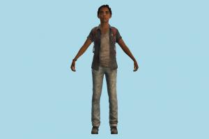 TLOU Riley ellie, tlou, the_last_of_us, girl, female, woman, lady, people, human, character, black