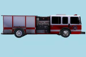 Fire Truck fire-car, fire, fire-fighting, emergency, truck, vehicle, car, bus, carriage