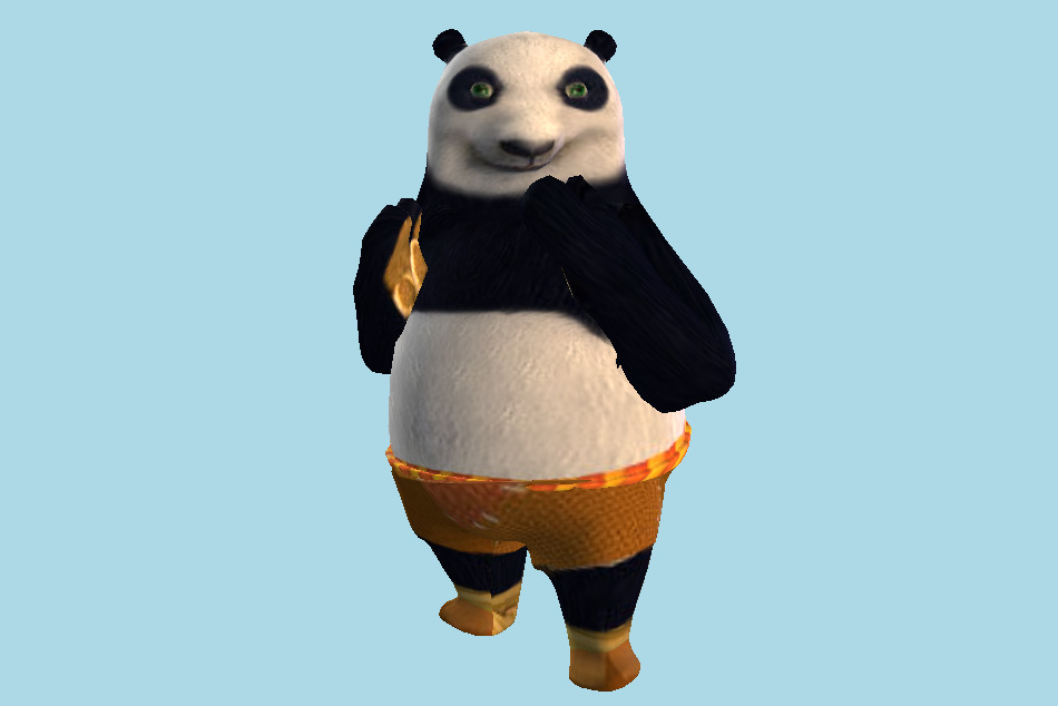 Kungfu Panda 3d model