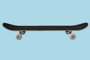 Skateboard (Low Poly) skateboard, traffic, transport, urban, road, hobby, vehicle, car, city, street, sport, skate-board