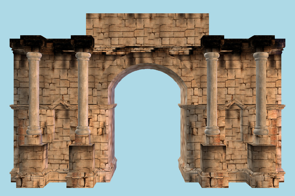 Palmyra Ruins 3d model