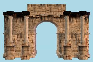 Ruins palmyra, gate, pillar, column, bridge, pyramids, tourism, syria, egypt, ruins, structure