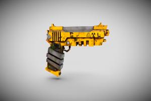 -Pistola Low (Toxic Future)- pistol, weapon, game