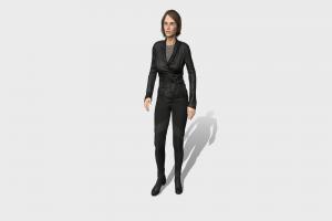 Low poly Female body, anatomy, people, figure, , fashion, women, unreal, hero, jacket, survival, head, woman, athletic, character, unity, girl, game