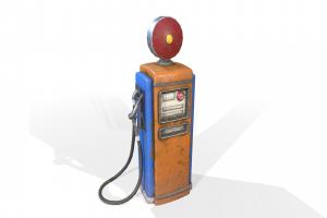 Gas Pump gas, pump, vintage, retro, petrol, fuel, old, station, refill, car