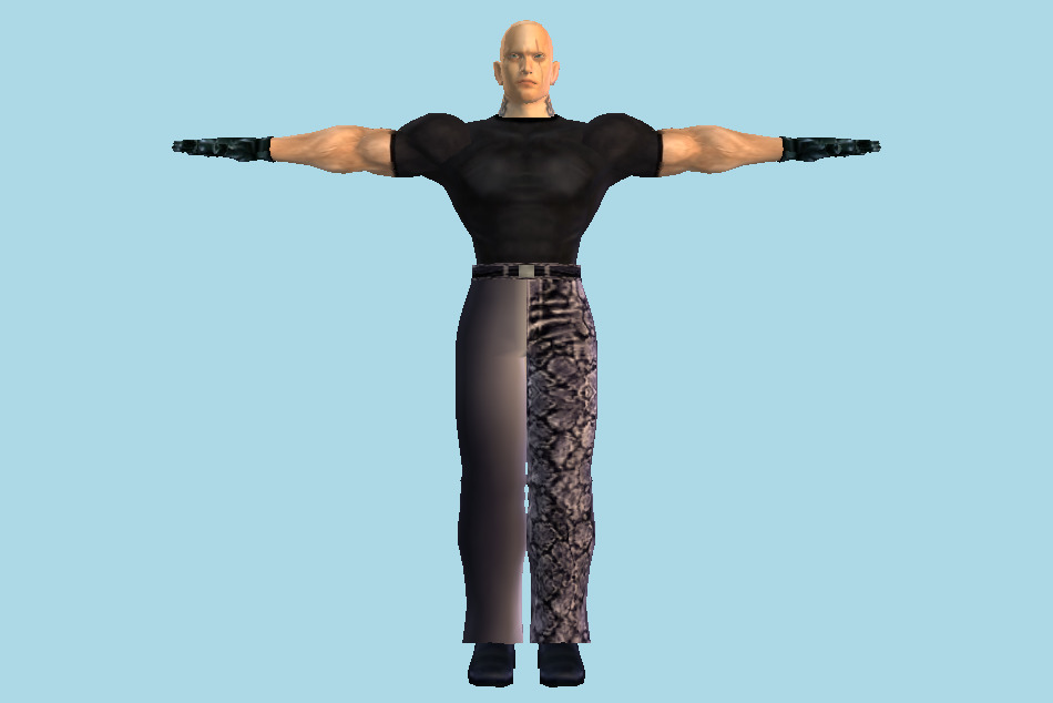Tekken Bryan Fury Tag Tournament 3d model