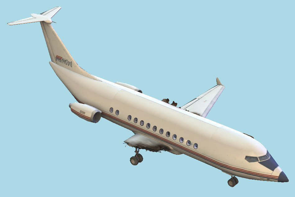 Airliner Finale 3d model