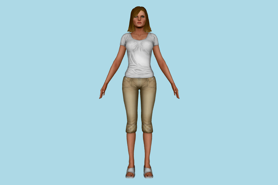 Duke Nukem Forever - Female 3d model
