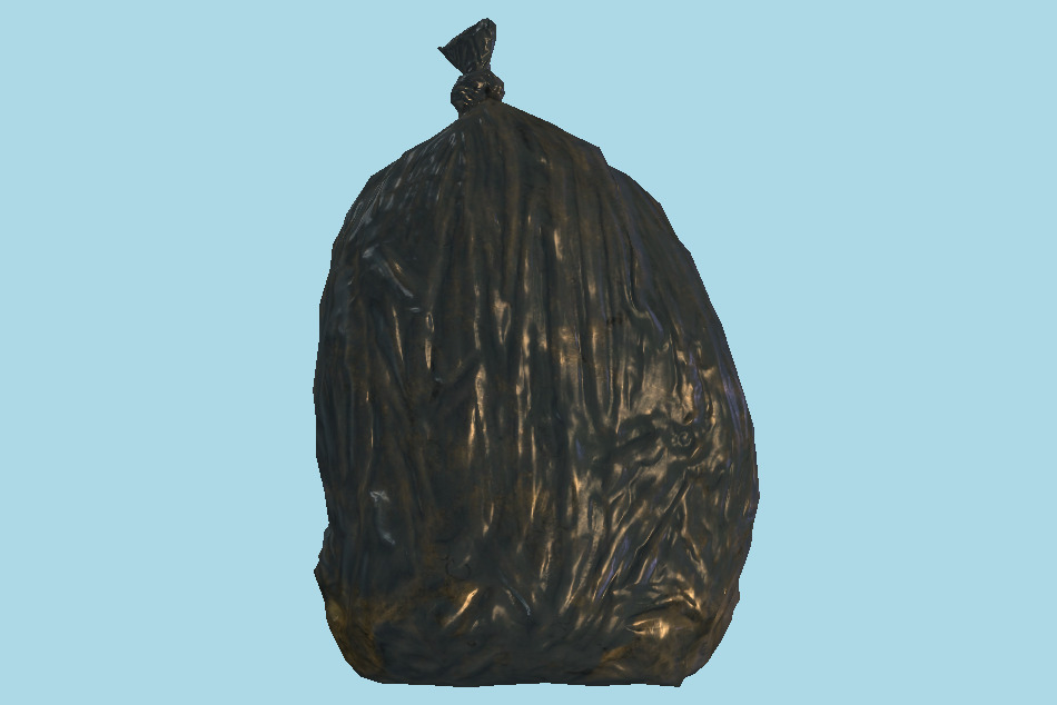 Garbage Trash Bag 3d model
