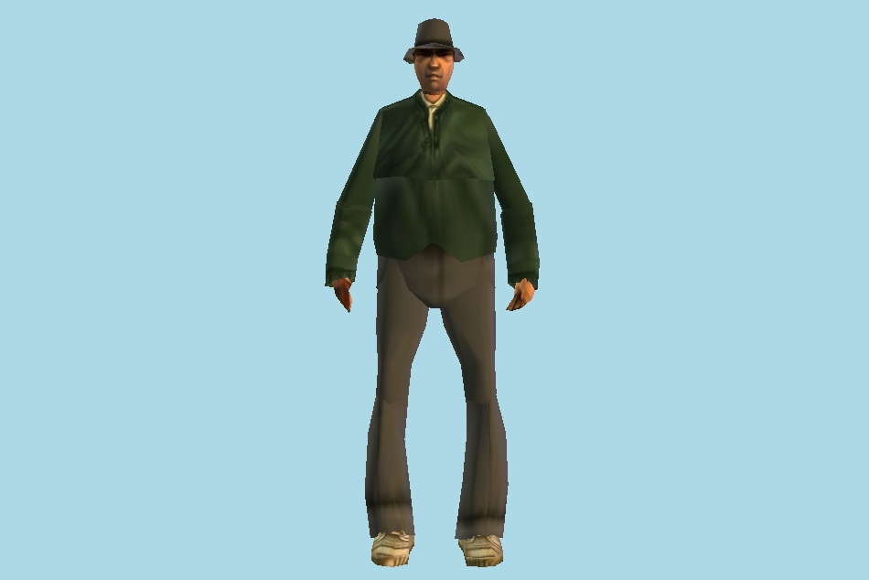 Grand Theft Auto III Chinatown Man 3d model