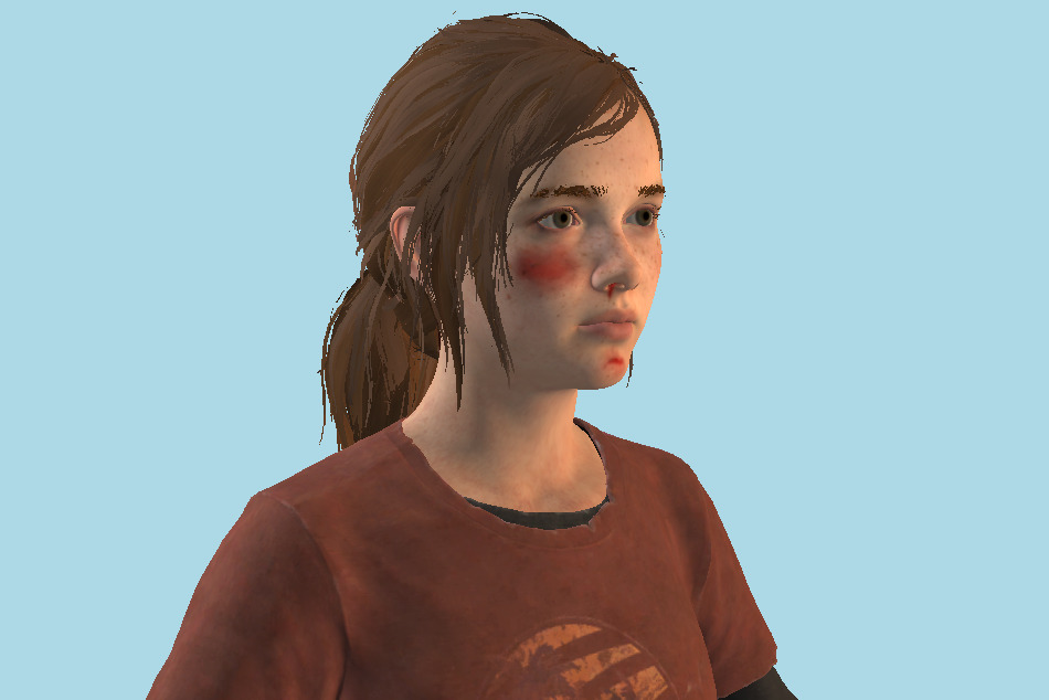 The Last of Us Part 2 - Ellie Patrol » Pack 3D models
