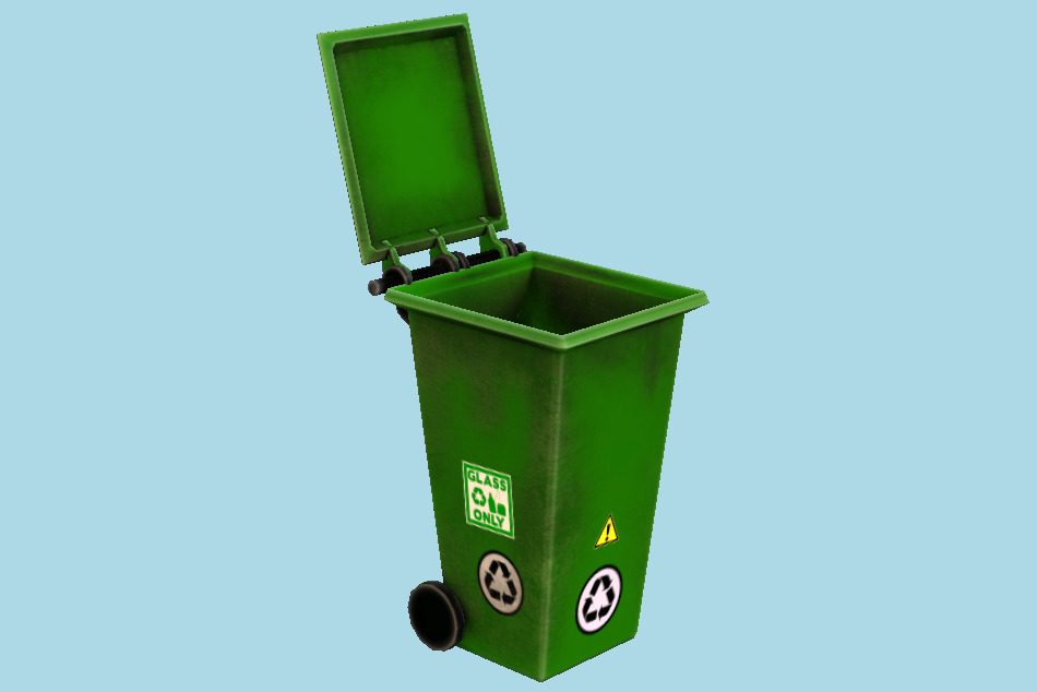 Trash Can 3d model