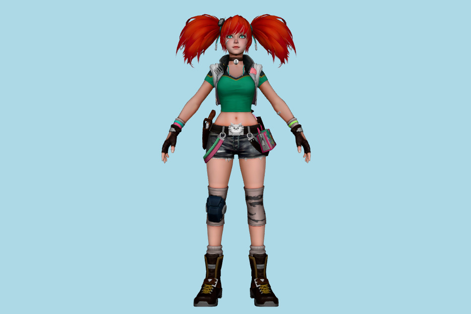 Metal Slug Awakening - Nadia 3d model