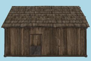 Wooden Hut hut, cottage, shanty, shack, cabin, small, house, home, farm, country