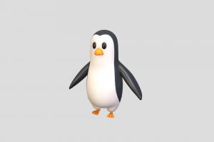 Character065 Penguin south, toon, cute, little, baby, bird, toy, ice, mascot, penguin, snow, zoo, polar, arctic, antarctic, character, cartoon, animal