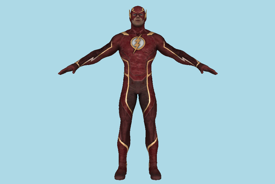 Injustice 2 - Marvel Flash 3d model
