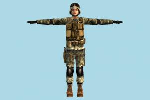 Soldier army-man, army, soldier, military, man, male, people, human, character