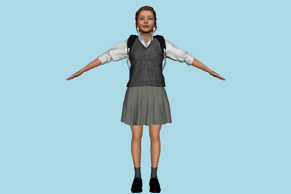 Kid-F-0068 3d model