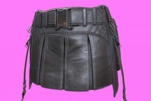 FF7 Tifa Skirt_ A Reconstruction Study leather, cloth, skirt, remake, ff7, belt, tifa, female
