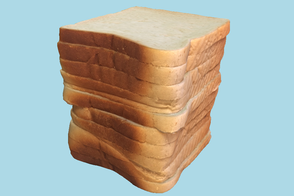 Toast Bread 3d model