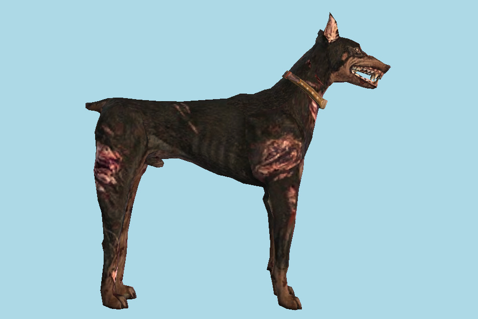 Resident Evil 1 Zombie Dog 3d model