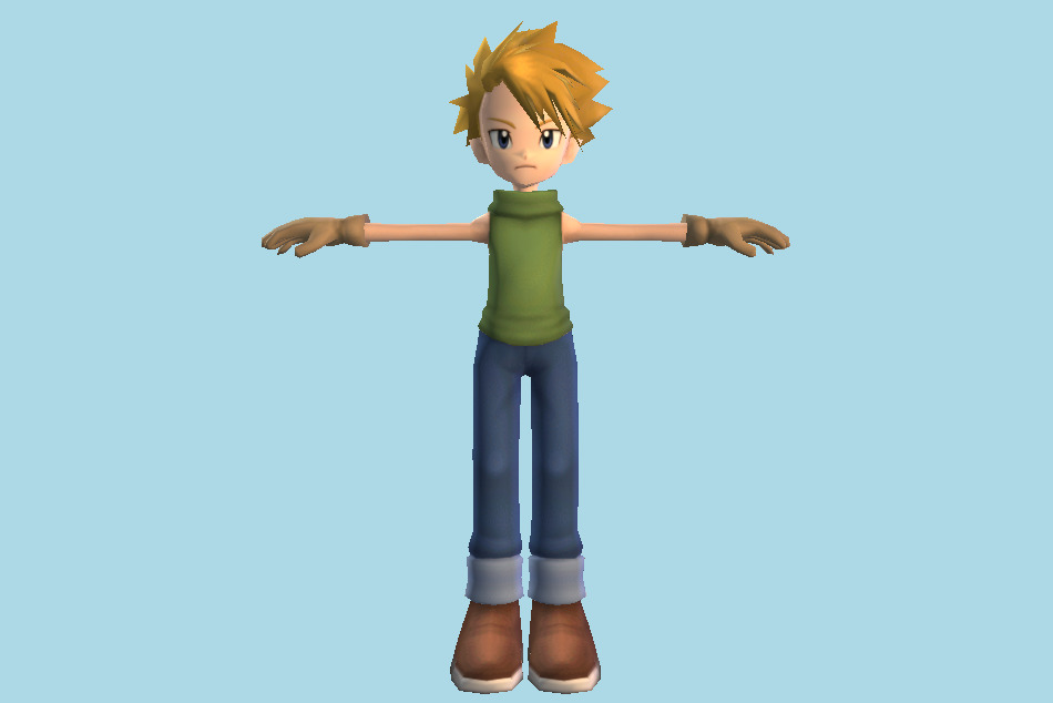 Matt Ishida Digimon 3d model