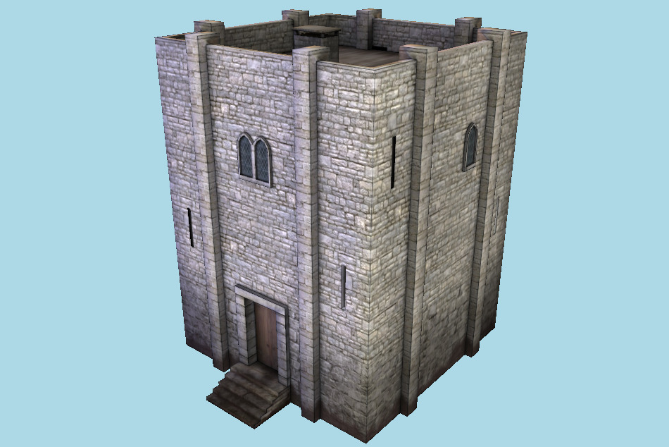 Poorlord`s Keep House 3d model