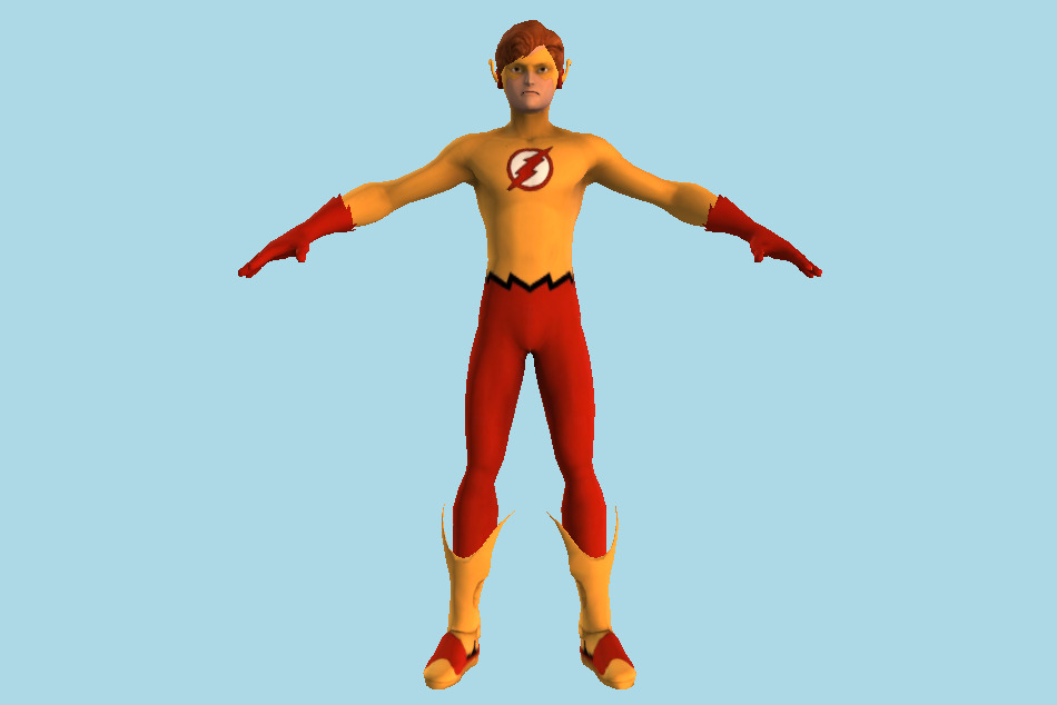 Kid Flash 3d model