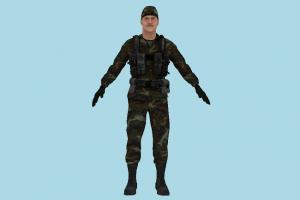 Army Man army-man, army, soldier, military, man, male, people, human, character