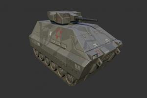 Armored Personnel Carrier modern, armored, carrier, gray, combat, tank, cannon, personnel, asset, 3dsmax, vehicle, military, gun