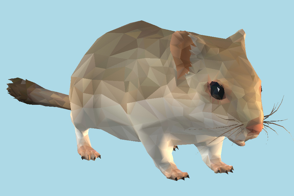 Art Mouse 3d model
