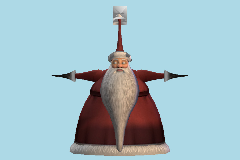 Kingdom Hearts 2 Santa Claus 3d model