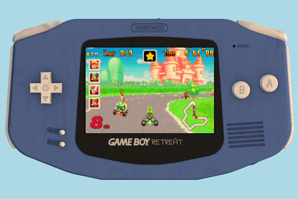 Game Boy Retreat 3d model