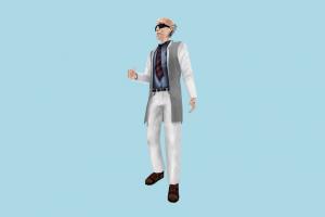 Scientist mdl, hlmdl, halflife, characters, animated